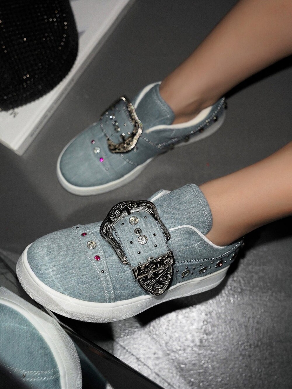 AUDRA - DENIM - SNEAKERS by CAPE ROBBIN